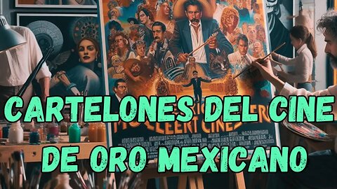 Cartelones De La Época Del Cine De Oro Mexicano. El arte creativo y artístico de personas comunes.