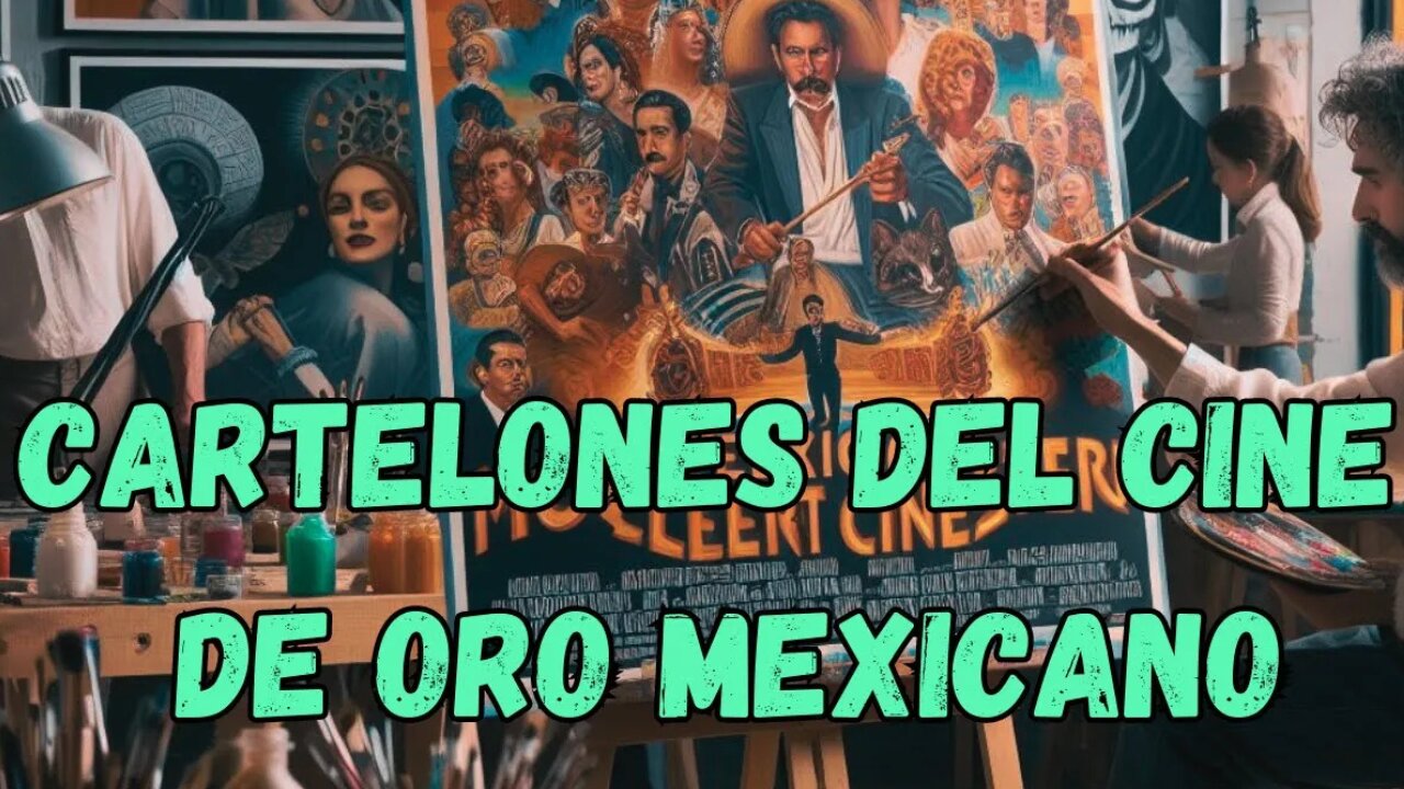 Cartelones De La Época Del Cine De Oro Mexicano. El arte creativo y artístico de personas comunes.