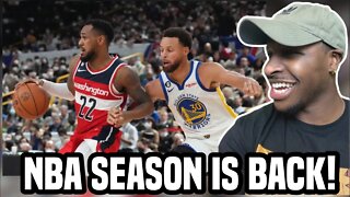 WARRIORS at WIZARDS | NBA JAPAN GAMES | FULL GAME HIGHLIGHTS REACTION