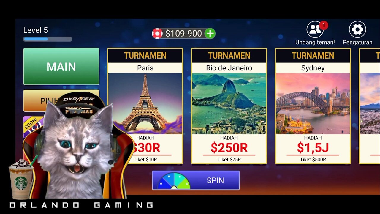 MENANG $ 30.000 AUTO NAMBAH SALDO UANG DOLLAR $ 109.900 - POKER GAME