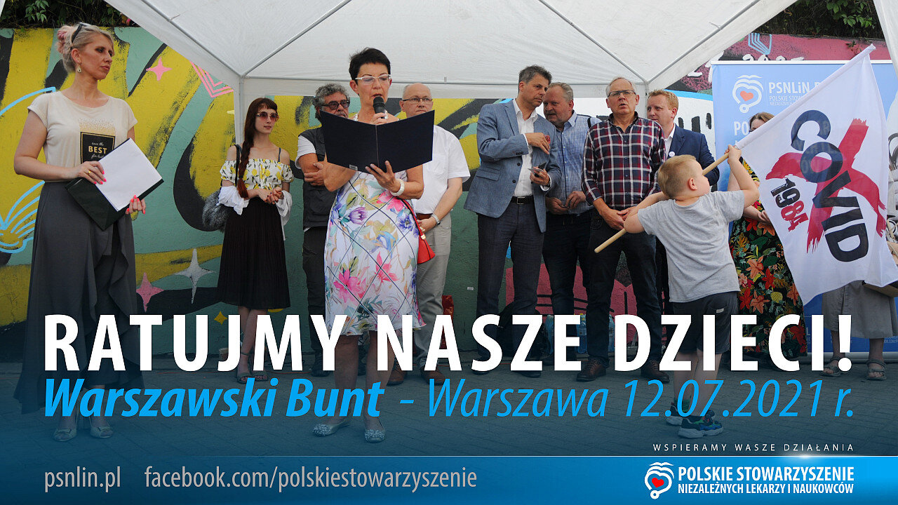 RATUJMY NASZE DZIECI! Warszawski Bunt - 12 lipca 2021