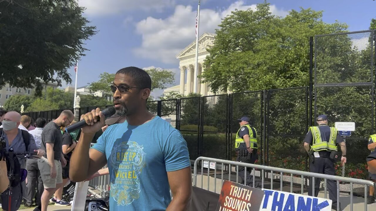 Pro-life man lectures anti-life movement: “Satan has already lost.”