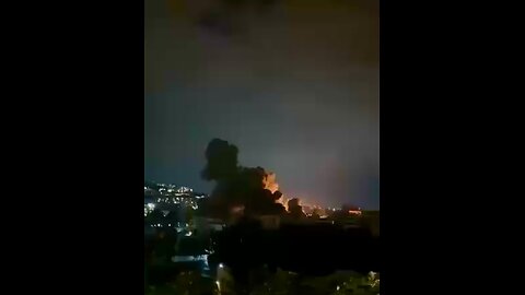 IDF attacks munitions in Beirut Shia area.