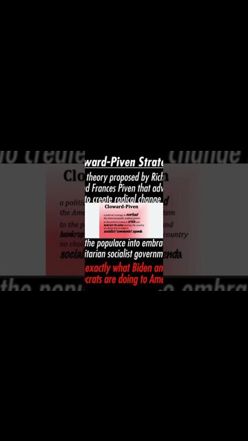 Democrat Strategy To Overload Our System to Usher in a Socialist Government #democrats #socialists