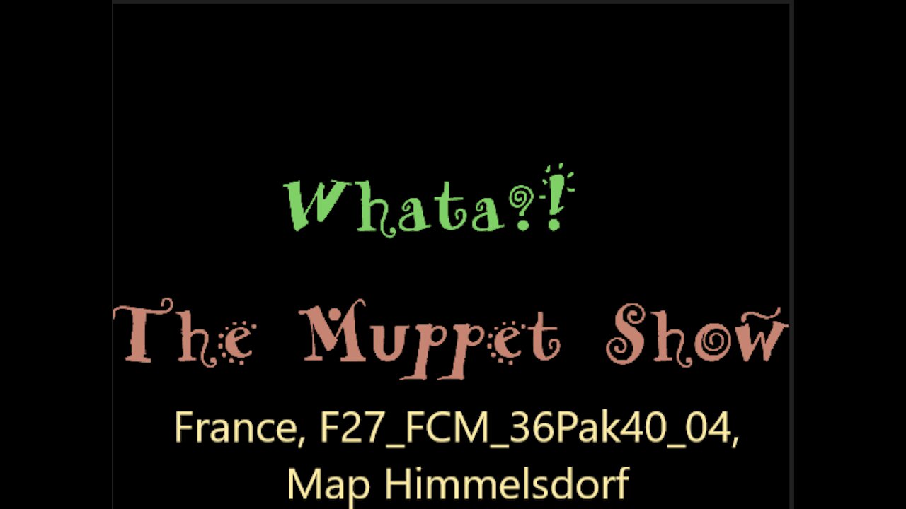 Muppet Show: France, F27_FCM_36Pak40_04, Map Himmelsdorf
