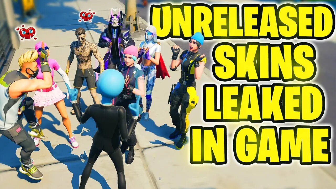 Using Unreleased Skins in Creative Fill & Party Royale and people went crazy...