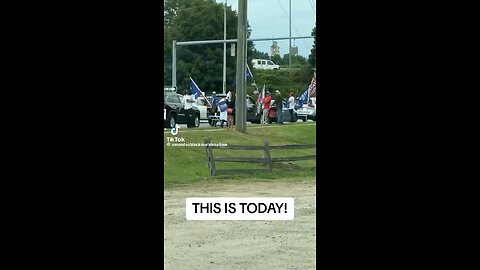 A Tik Toker Shows A Trump Supporter In Mystic, CT Wearing A 3 K’s Attire, And Nobody Batted A Eye!!