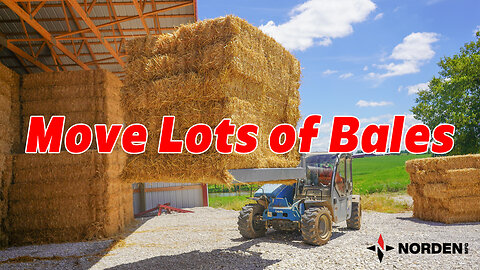 Move HUNDREDS of Bales in Minutes: The Norden Bale Squeeze