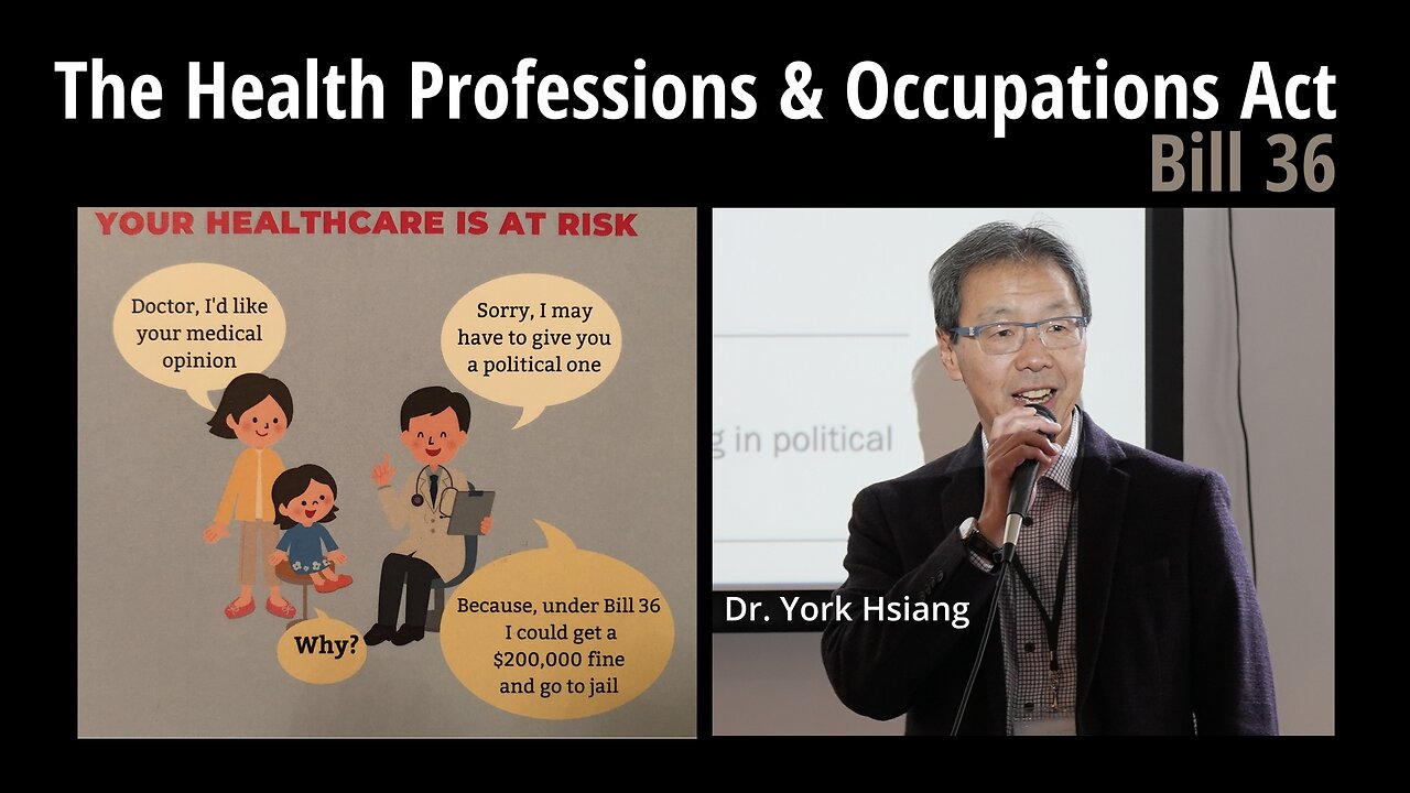 The Health Professions & Occupations Act - Bill 36
