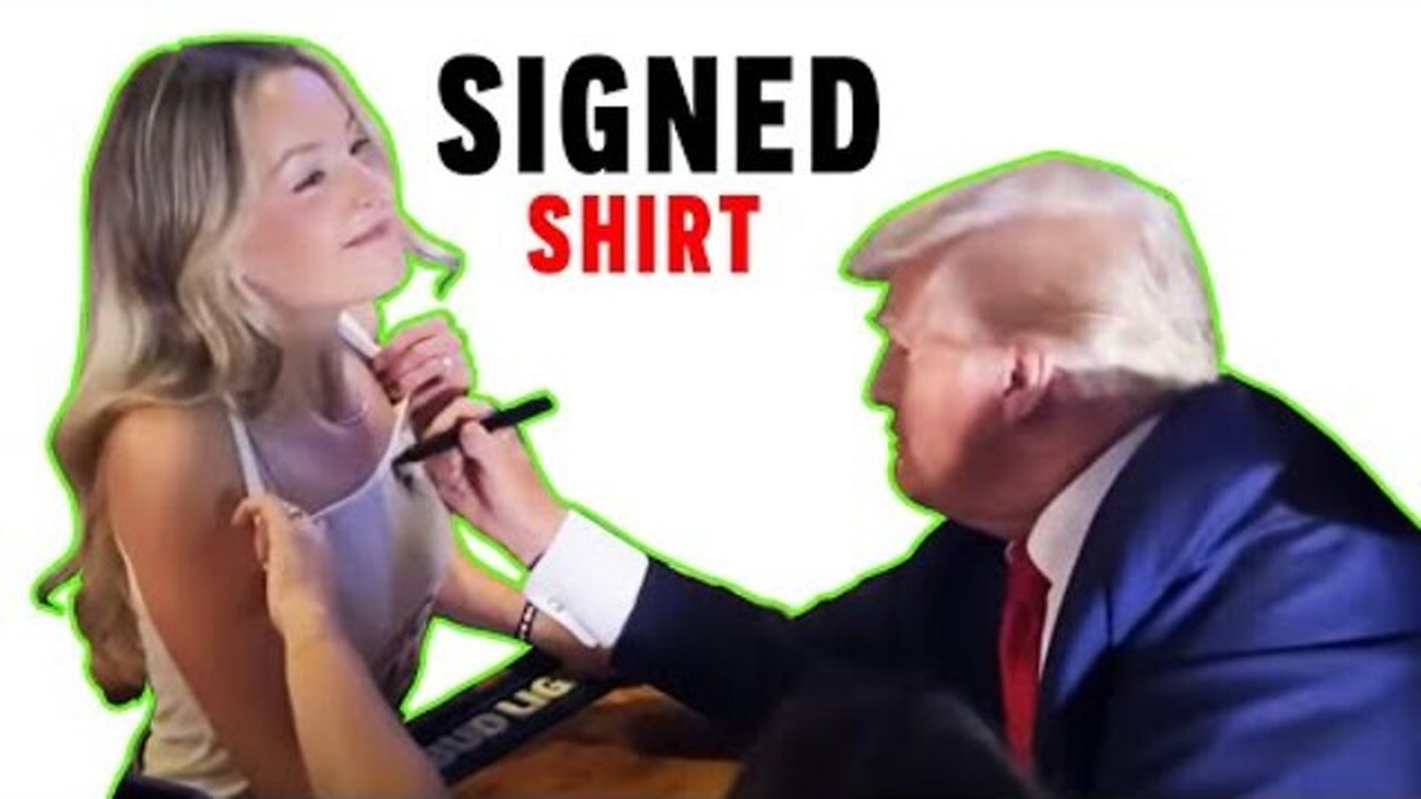 BEAUTIFUL WOMAN GIVES PEN TO TRUMP, WHAT HAPPENS NEXT IS UNBELIEVABLE