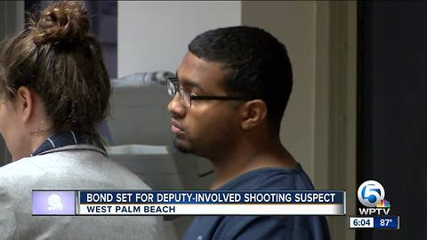 Bond set for deputy-involved shooting suspect