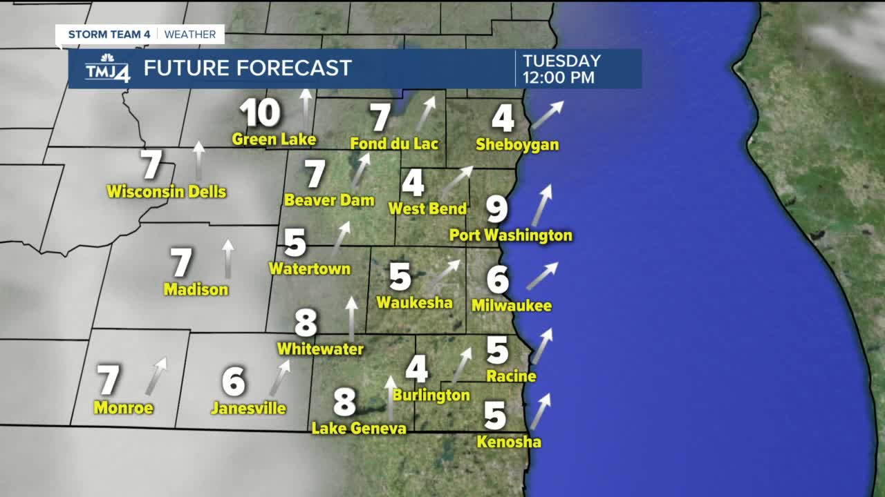 Light snow possible for Monday