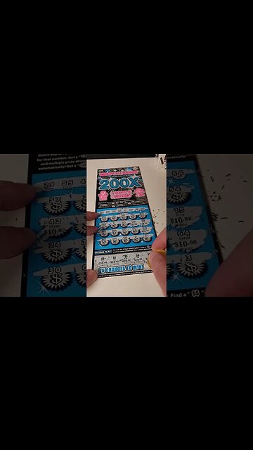 GOOD Winning Scratch Off Lottery Ticket 200X Kentucky Lottery!