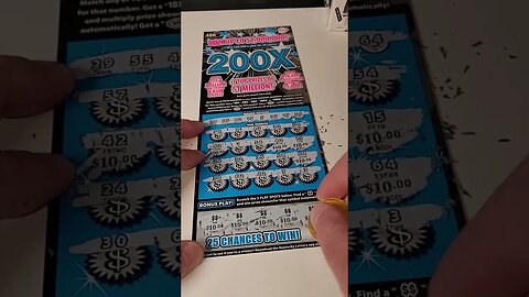 GOOD Winning Scratch Off Lottery Ticket 200X Kentucky Lottery!