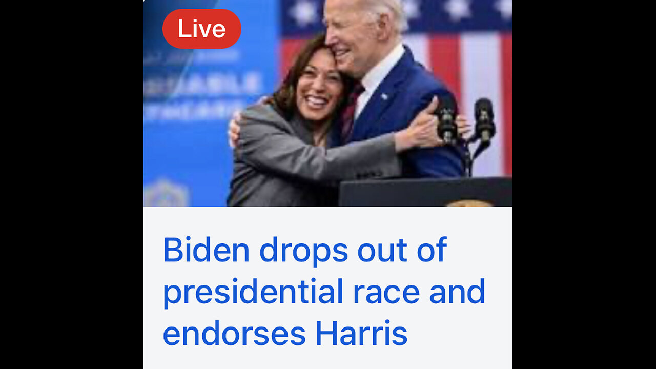 Biden drops out and backs VP Harris and more