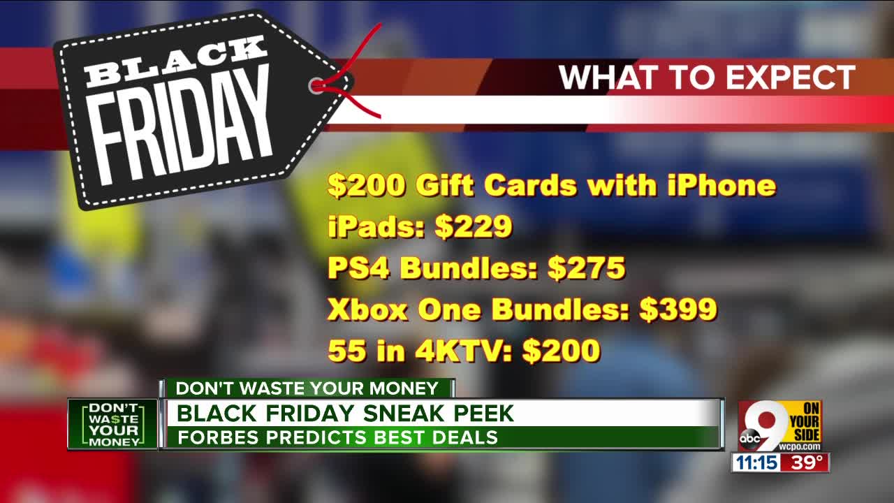 Sneak Peek at Black Friday sales