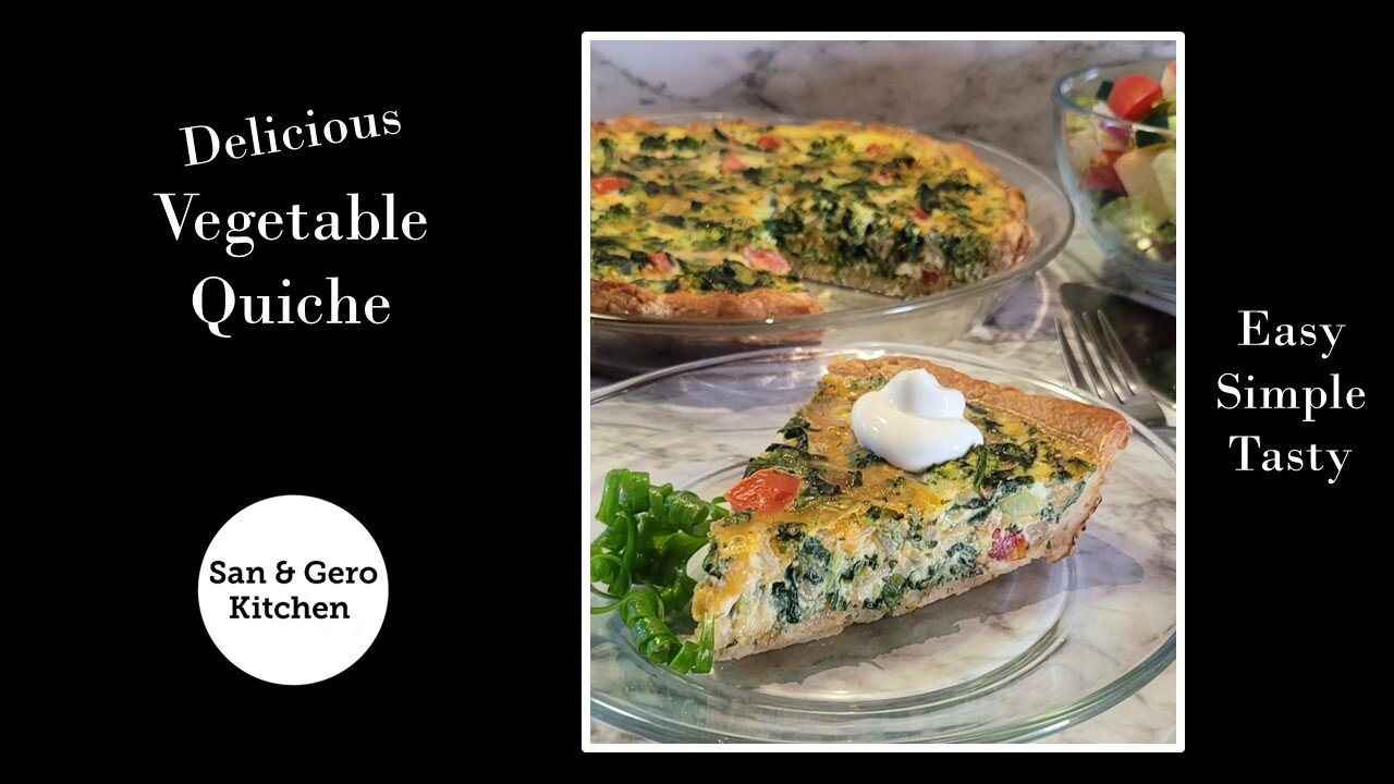 Great Recipe for delicious Vegetable Quiche