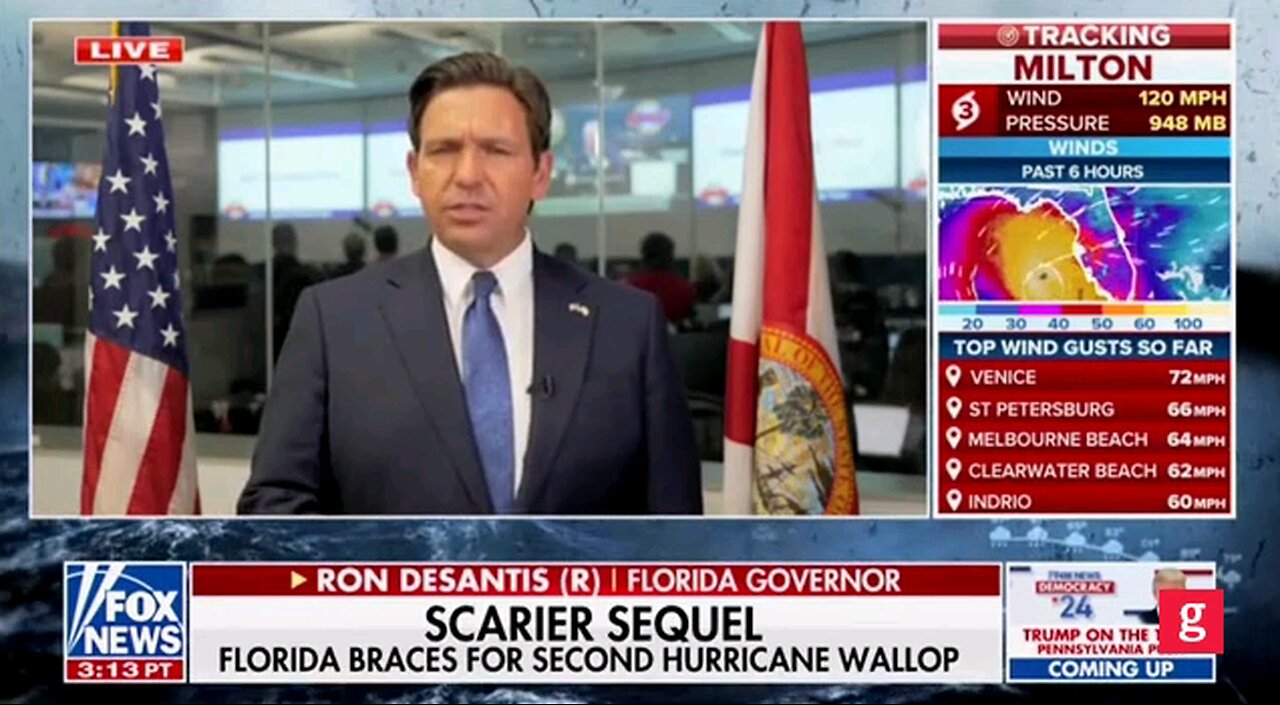 Gov. DeSantis says He's the Sheriff in Charge in Florida, NOT FEMA