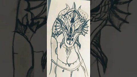 What A COOL New Dragon!! #dragon #art #artdrawing #dragondrawing #dragonartist