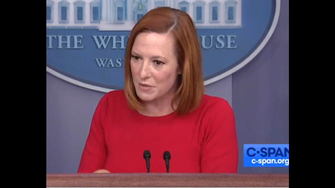 Jen Psaki gets upset and blames Republicans for blocking the nomination of the ATF director