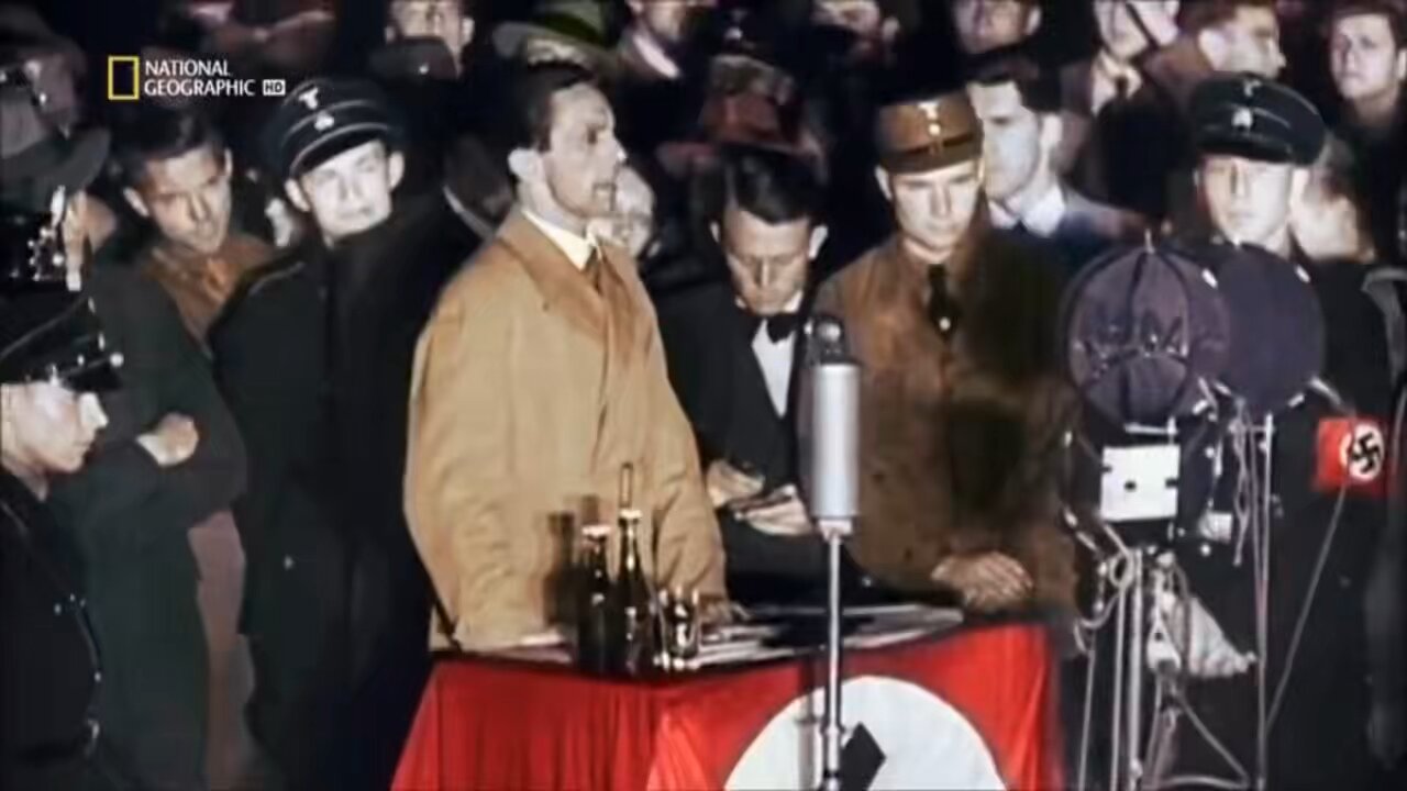 Goebbels on the Book Burning Ceremony