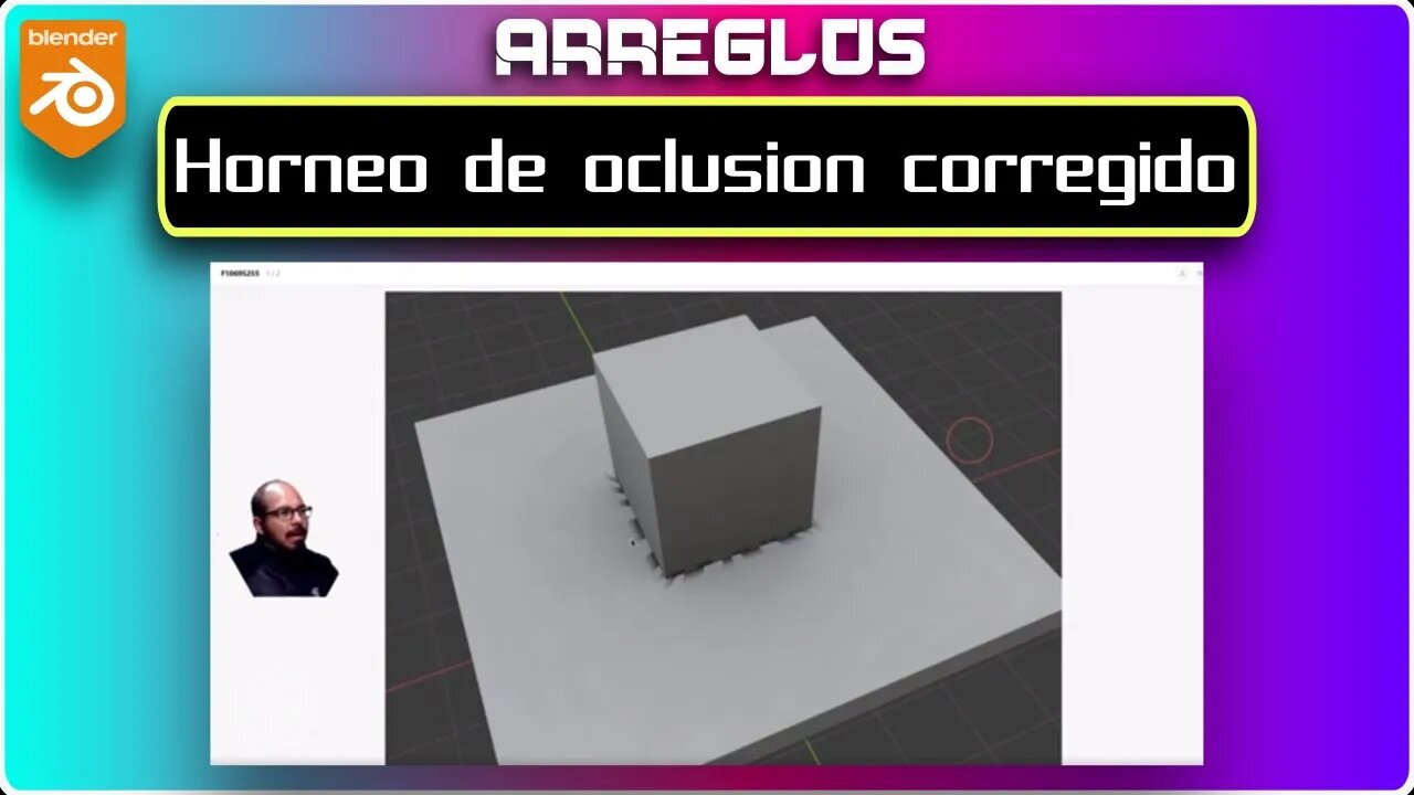 Blender_Arreglo de horneado de oclusion ambiental