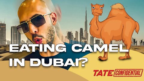 ANDREW TATE EATING CAMEL IN DUBAI 🐪