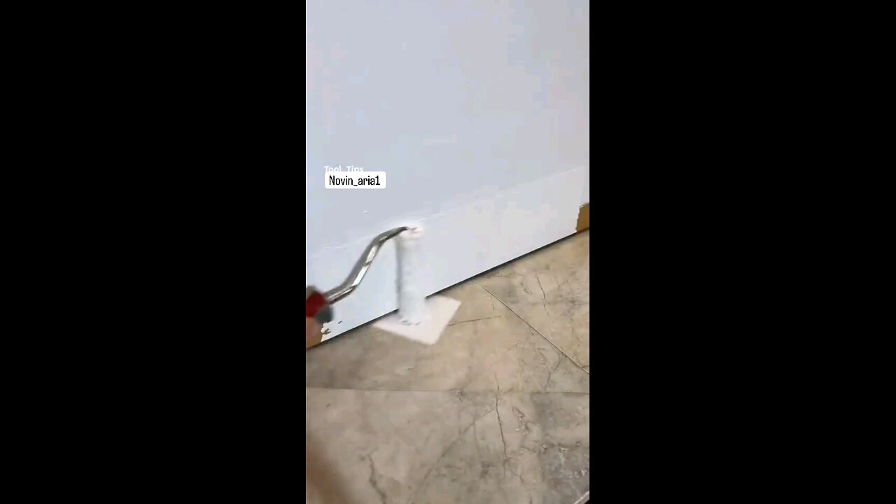 Cover the hole in the wall like this
