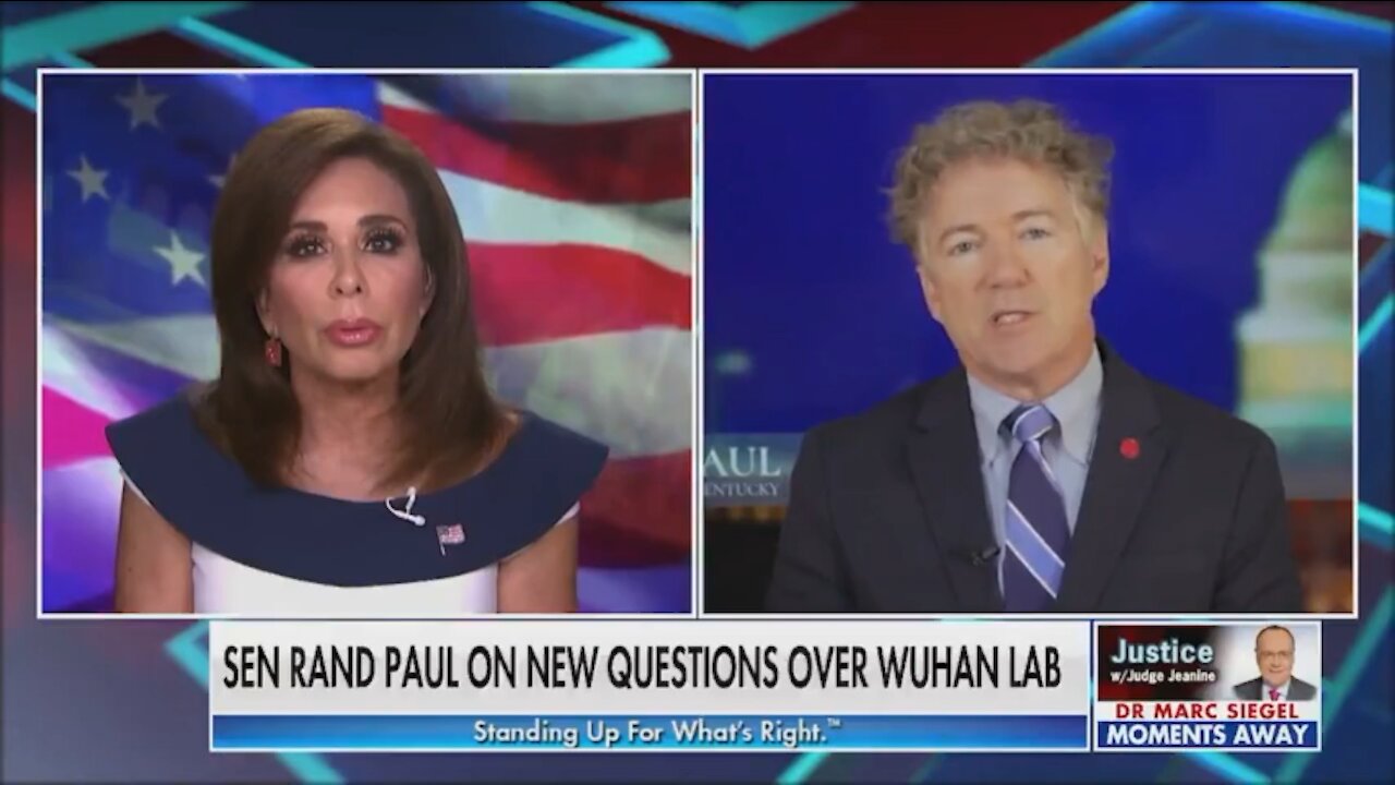 Sen Paul Provides CHILLING Warning on What's Happening in Wuhan Lab ..........