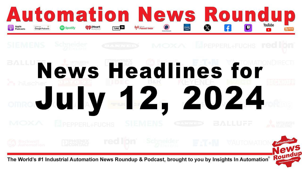 Automation News Roundup for Friday July 12, 2024