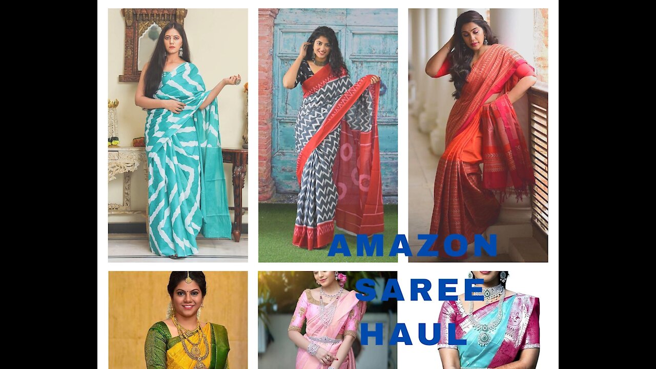 Amazon Saree Haul🥻 Special Sarees🥻Daily Wear, Office Wear, Party Wear Sarees🥻Amazon Haul