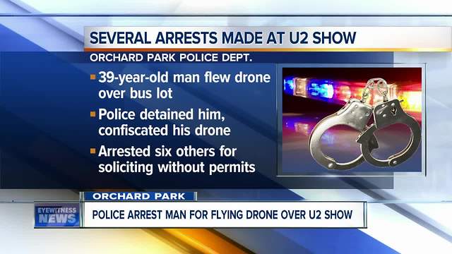 Several arrests made at U2 show