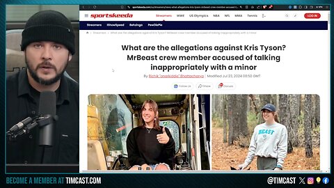 Mr Beast's Kris Tyson Accused Of Grooming Minor, Victim Says MESSAGES Were Just EDGY JOKES