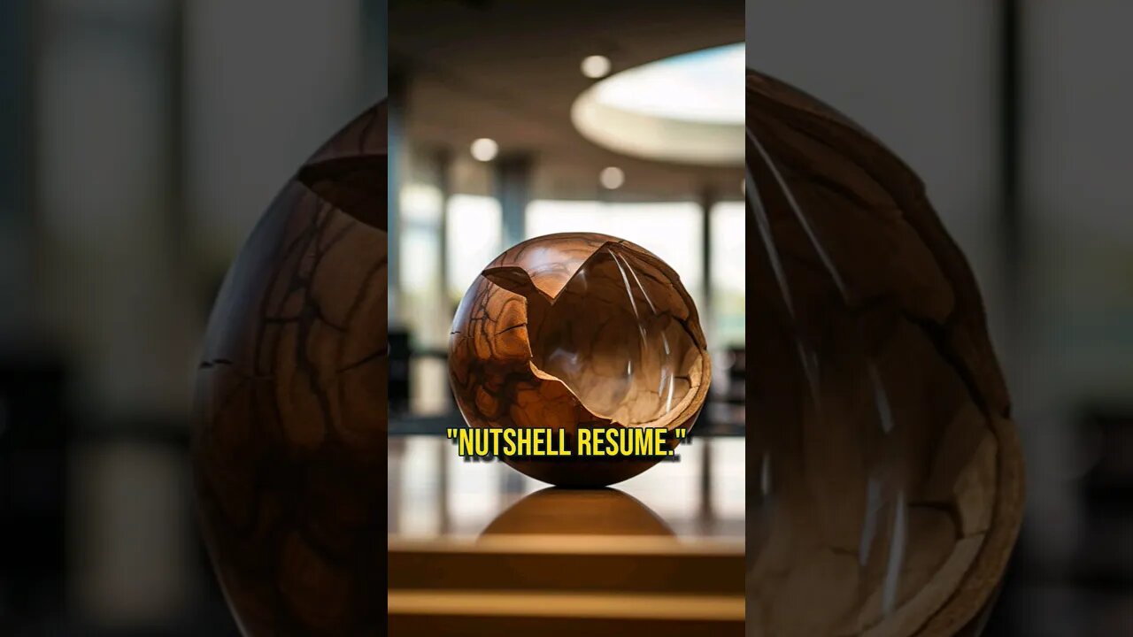 30 Seconds to Impress: 'The Nutshell Resume' 🌰 #shorts #tietalks