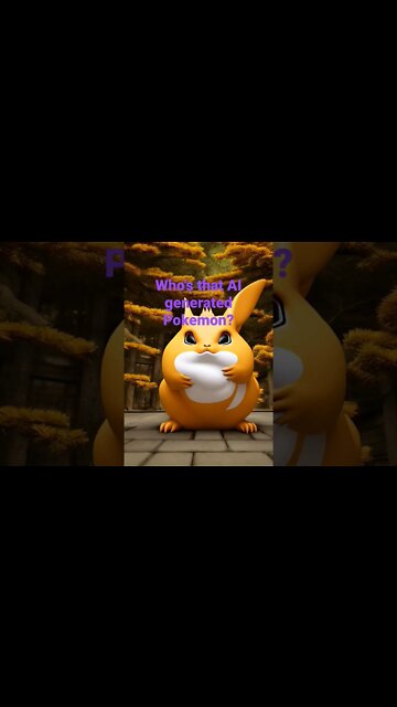 AI generated Raichu #whosthatpokemon #pokemon
