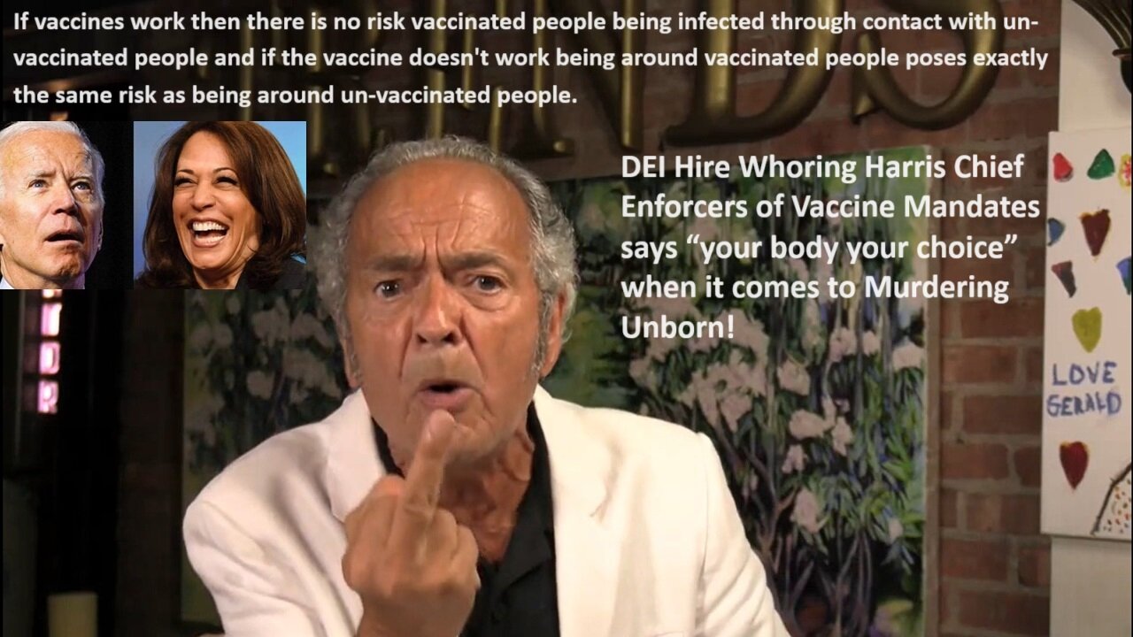 DEI Hire Whoring Harris Chief Enforcer of Vaccine Mandates says “your body your choice” when it comes to Murdering Unborn