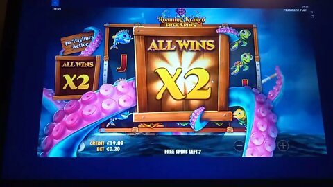 Release the Kraken free spins ×5