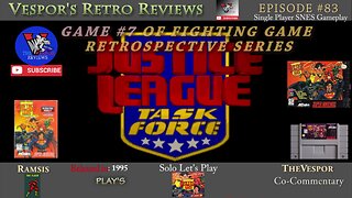 Justice League Task Force (SNES) | The Flash | Fighting Game Retrospective #7 | 🥊🥋🎮