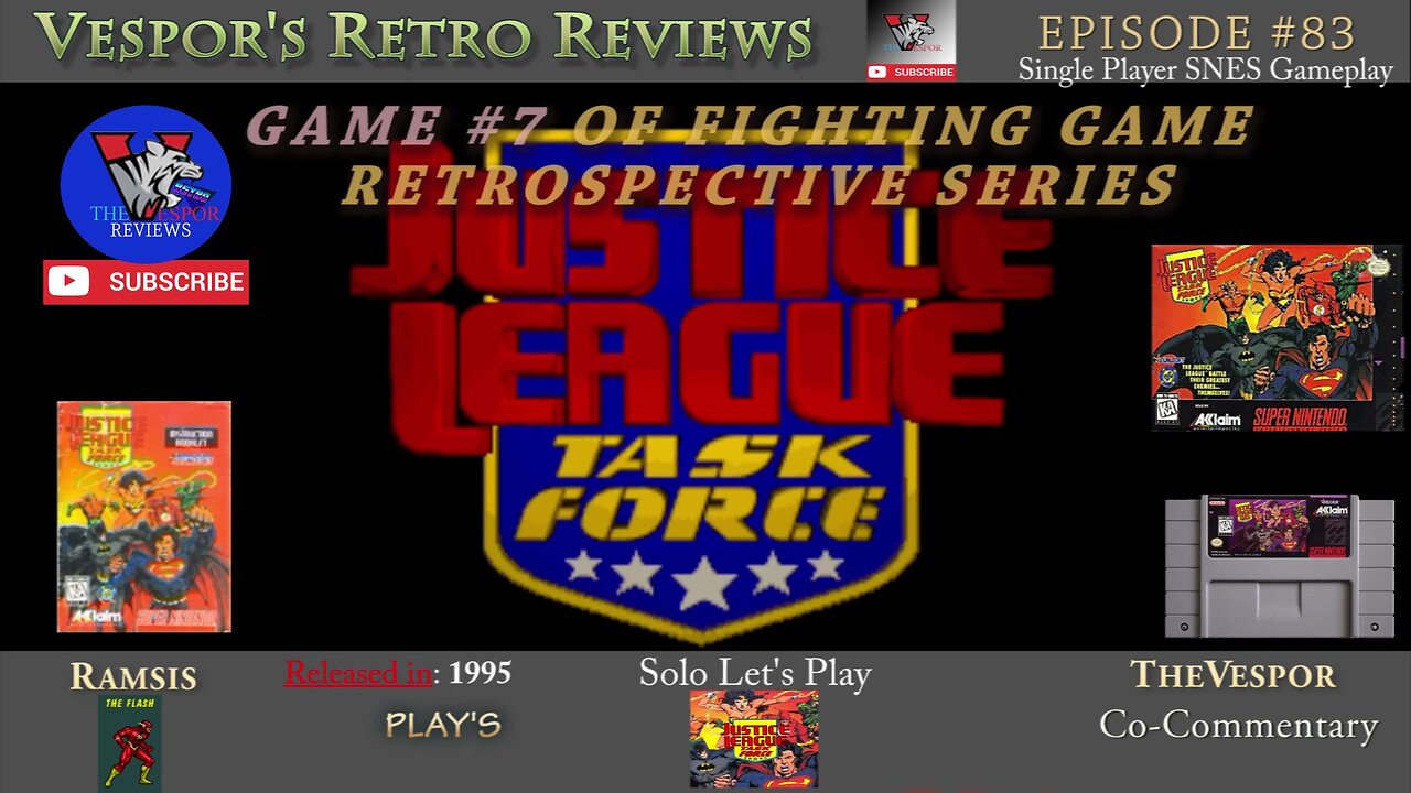 Justice League Task Force (SNES) | The Flash | Fighting Game Retrospective #7 | 🥊🥋🎮