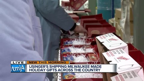 Usinger's gift boxes shipped across the country