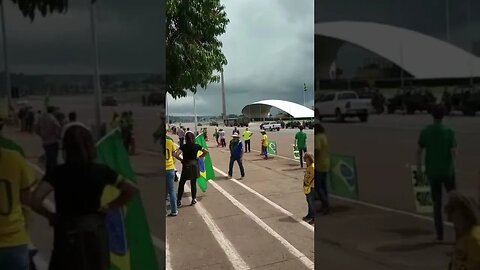 Movimentação do exército hoje no QG em Brasília #shorts