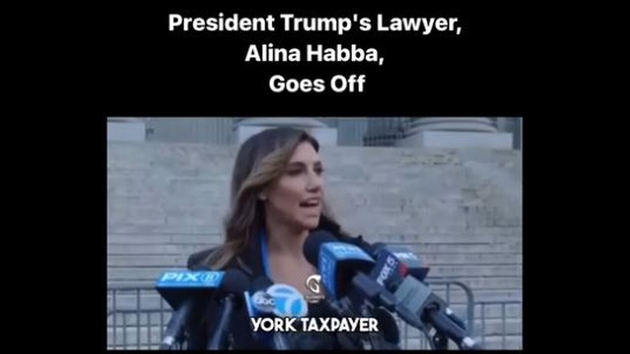 Trump's Lawyer: Alina Habba - talks about the NYC hearing and Crooked Leticia James