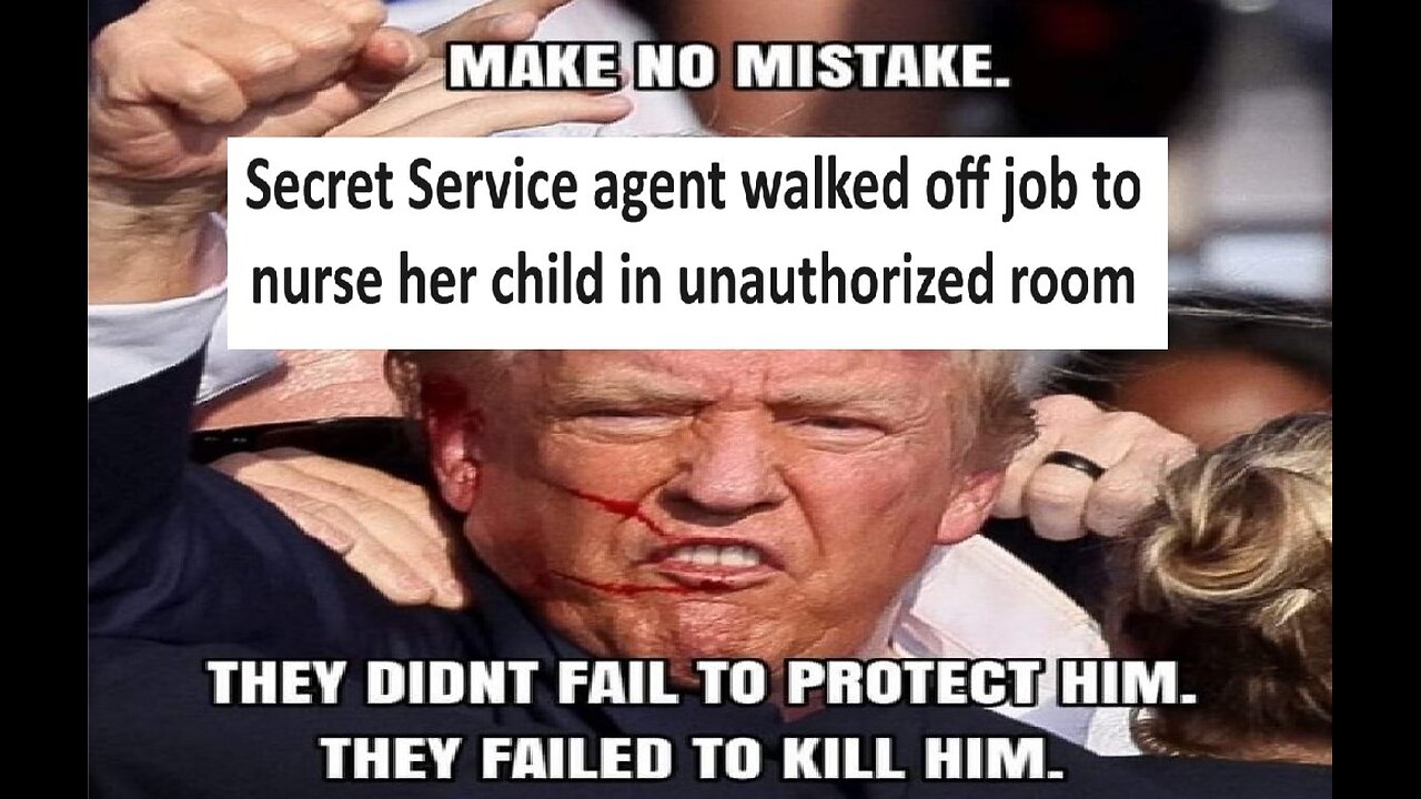 Secret Service agent left post at Trump rally to nurse her baby
