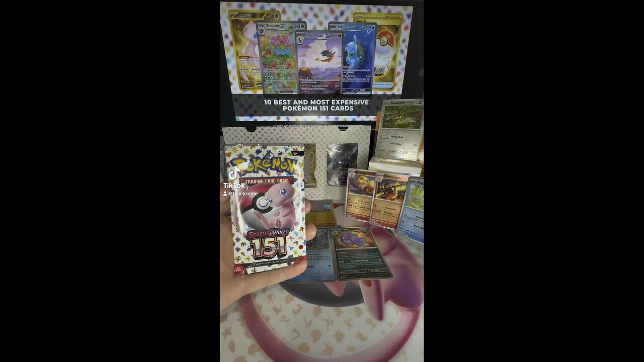 Pokemon 151 Packs - Will I pull the Charizard EX, Mew EX or Blastoise EX? #pokemon
