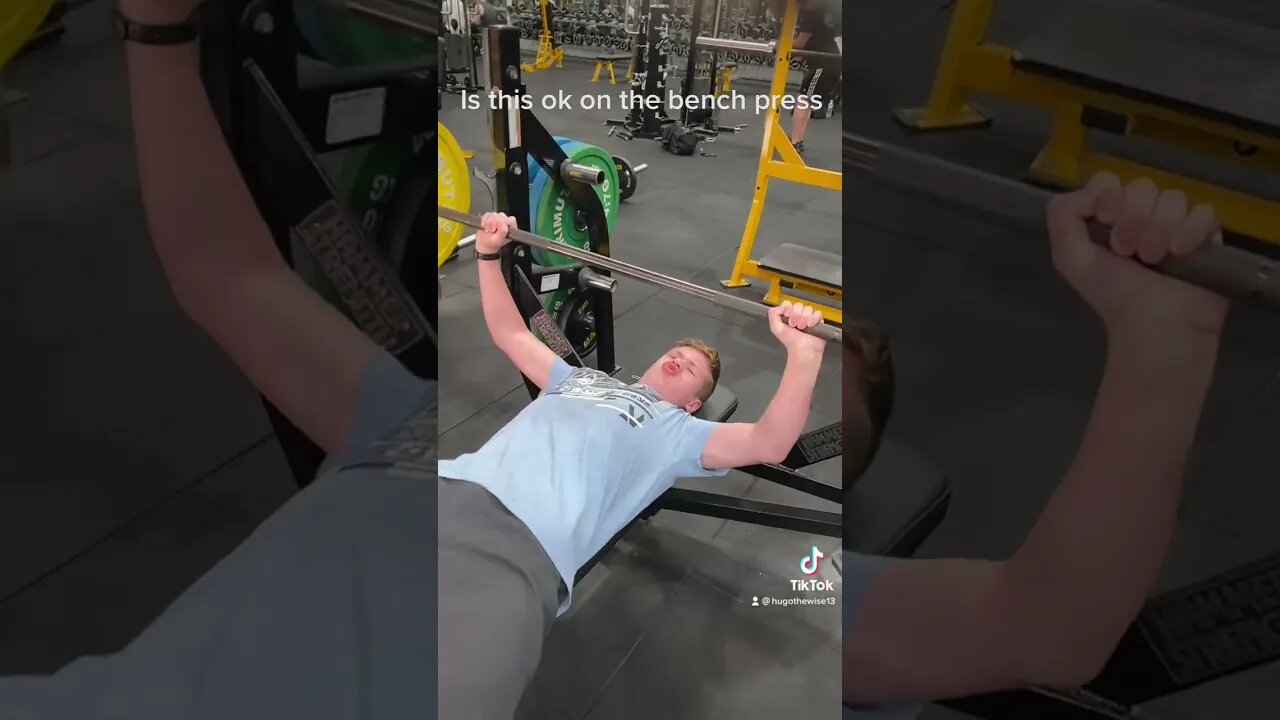 Is this good on the bench press #gym