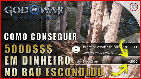 God of war Ragnarok, Como conseguir 5000$$$$ em dinheiro fácil | Super dica