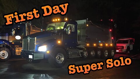 My First Day As A T880 Kenworth Super Solo Dump Truck Driver. Spoiler, I Screw up. Trucking VLOG.