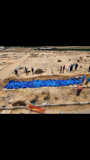 Cuerpos de los palestinos del hospital Al Shifa asesinados por el Ejército de Israel