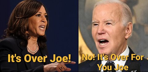 Biden Angry With Kamala For Moving Him Aside