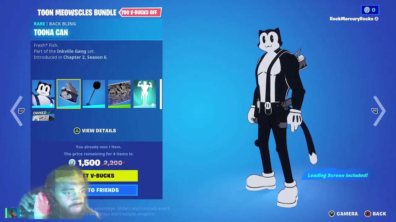 Fortnite with Rock Mercury